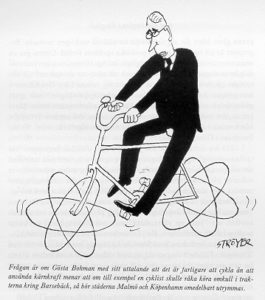 Cyklar – ur Gösta Bohmans memoarbok ”Maktskifte”<br>© Ströyer
